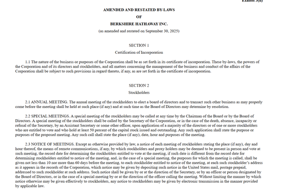 太原股票配资 伯克希尔，大动作！